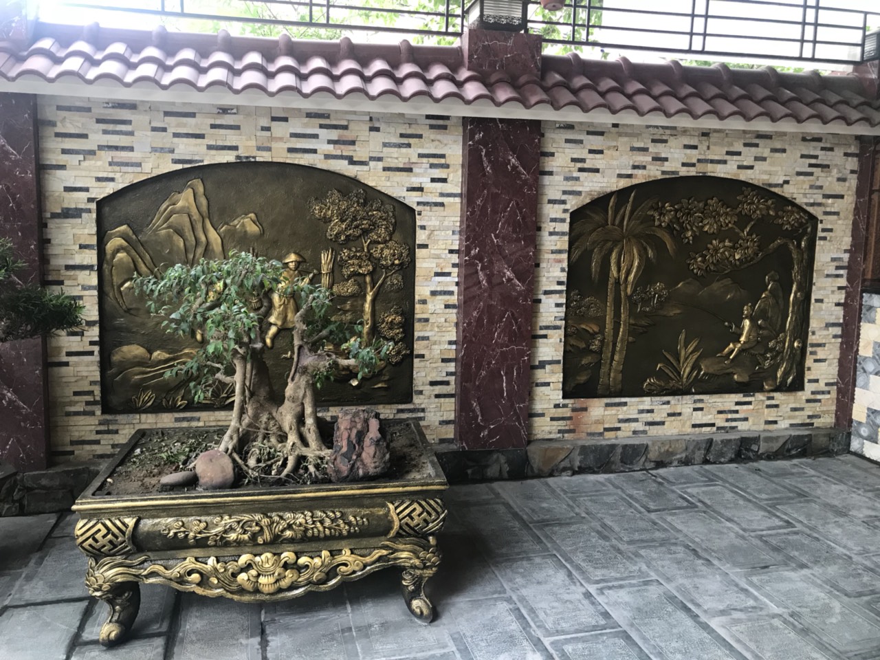 Đắp Tranh phù điêu nổi tại TP Vinh Nghệ An